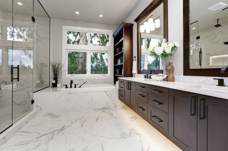 Spacious Master Bathroom Design